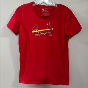 Nike St Louis Cardinals MLB Red Short Sleeve Tee. Size L